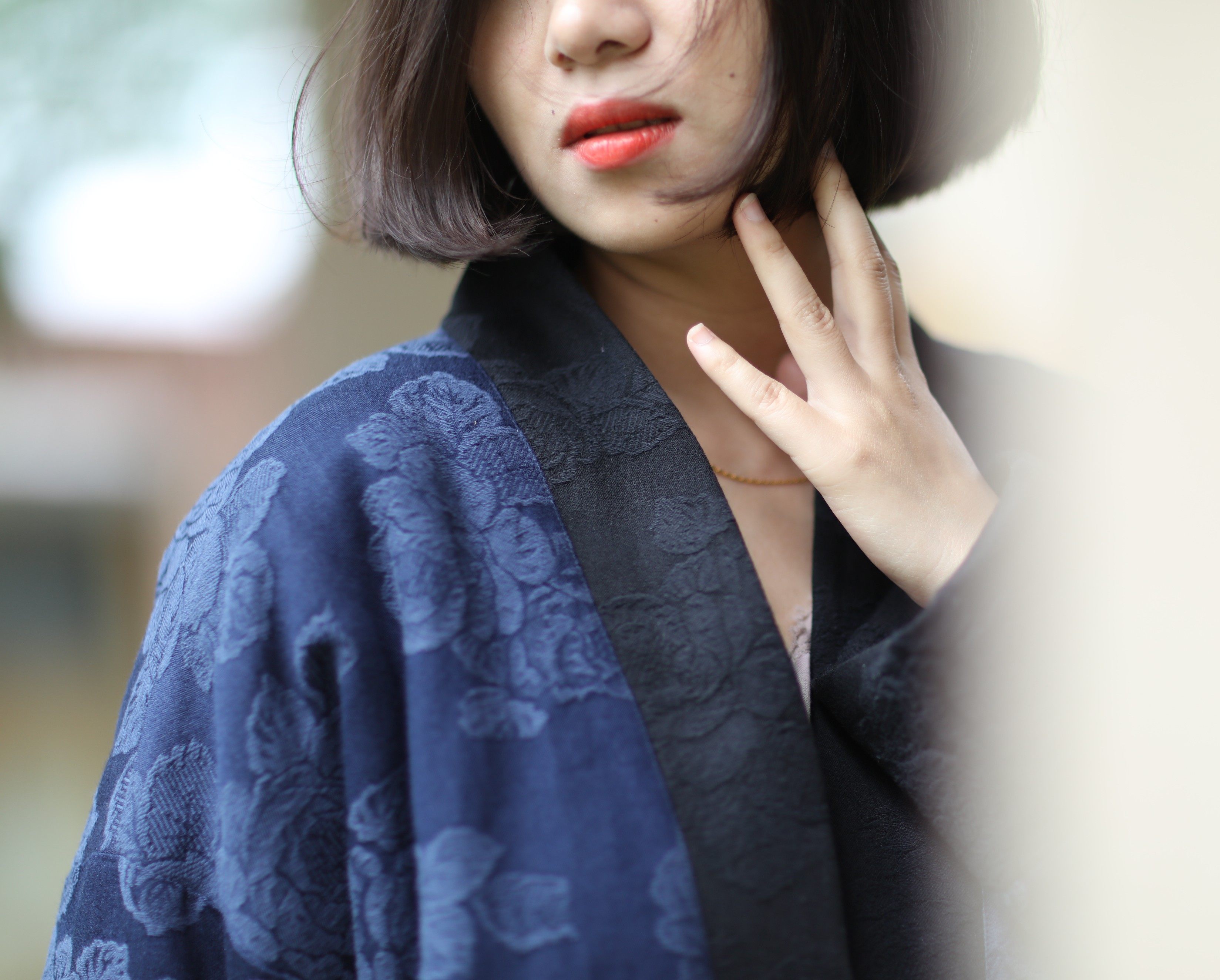 dazhuo/大拙2016新款冬装日式和服东方中式经典撞色棉袄棉衣61122