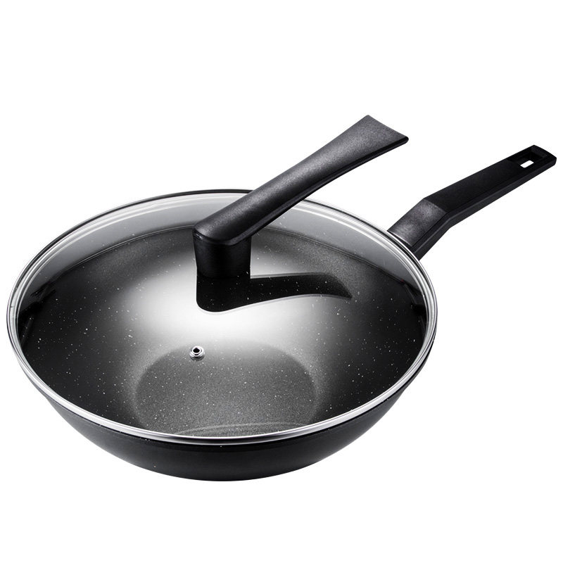 天猫德国debo炒锅不粘锅平底煎炒锅