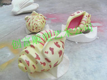 Marine sculpture Creative coral shell Conch Starfish Tropical fish Shark Dolphin Foam sculpture spot