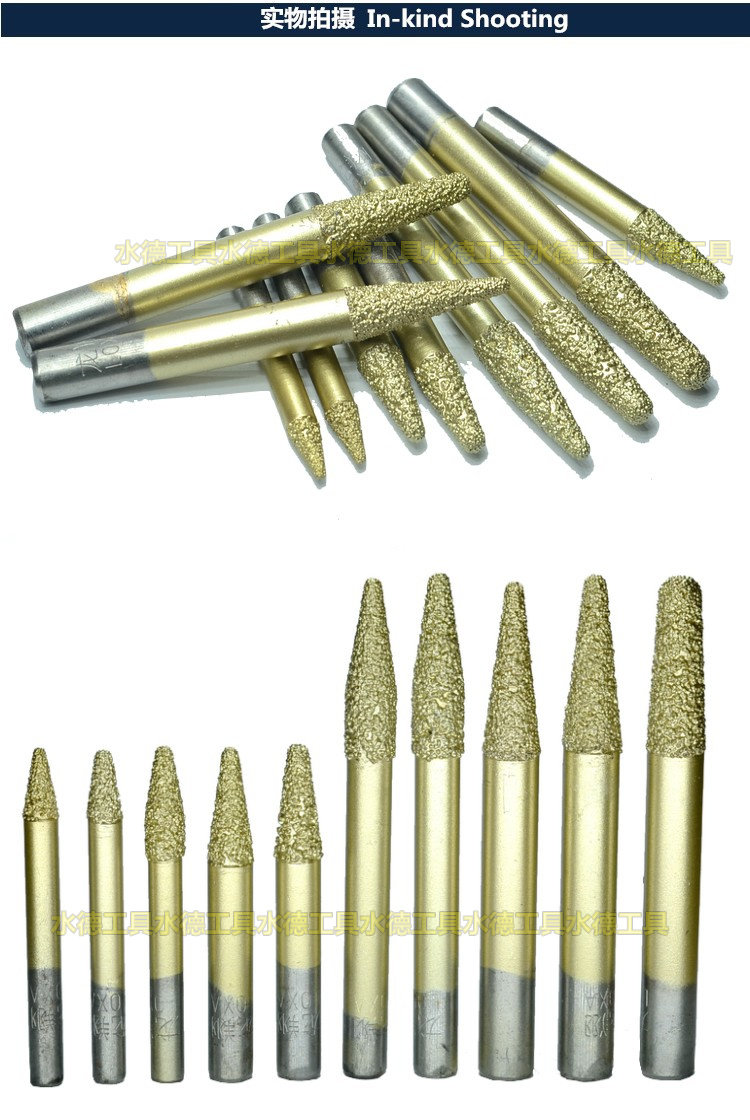 龙翔石材雕刻刀大理石圆雕冶熔金刚石花岗岩数控钎焊浮