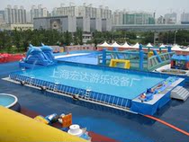 Outdoor bracket pool large bracket swimming pool inflatable pool water water inflatable slide inflatable trampoline seesaw