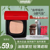 Amy Ammy Air Cushion Small Red Box Dry Oil Leather BB Cream Flawless Moisturizing Isolated Persistent Vegan Mushrooms Cc Student Fluid