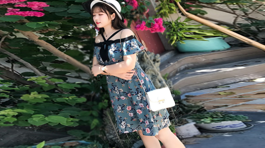 天天女装大码夏装特价胖mm2017新款妹妹胖蕾丝假两件遮肚子连衣裙去他汀与瘦身图片