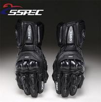 New SSPEC motorcycle riding gloves leather long windproof gloves racing gloves