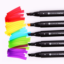 Creative double head pen Mark fill color pen hand painted white card drawing paintbrush DIY album handmade commemorative album Accessories Pen