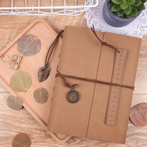 Leather vintage literary travel hand account DIY handmade album album Creative paste type couple laminating commemorative book
