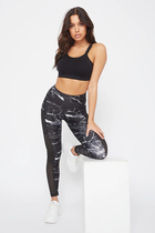 Leg side Witch Grid Beauty Single Women High Waist Breathable Sweating Two Side Sticker Tight Pants Yoga Running Sweatpants