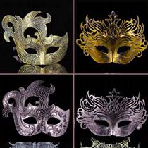 Roman style retro mask handsome European festival party dance performance celebration performance mask cos props