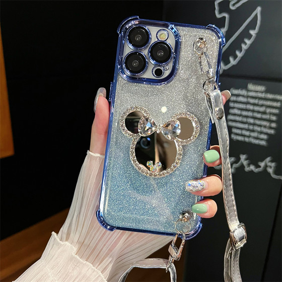 With lens film, suitable for iPhone16Promax mobile phone case crossbody xs Apple 15Promax cartoon makeup mirror 13 four corner airbag 8 anti-fall 12 full-pack camera 14 silicone flashing powder shell 7
With lens film, suitable for iPhone16Promax mobile phone case crossbody xs Apple 15Promax cartoon makeup mirror 13 four corner airbag 8 anti-fall 12 full-pack camera 14 silicone flashing powder shell 7