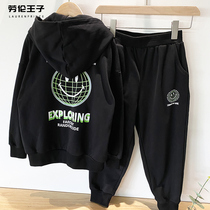 Boys set autumn clothes 6 middle childrens clothes spring and autumn 7 primary school children 8 loose sportswear coat boys 9 years old tide
