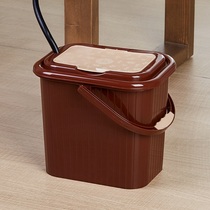 Lvchangming Chinese style tea bucket home tea bucket slag bucket drainage bucket tea table waste water bucket tea set accessories trash can