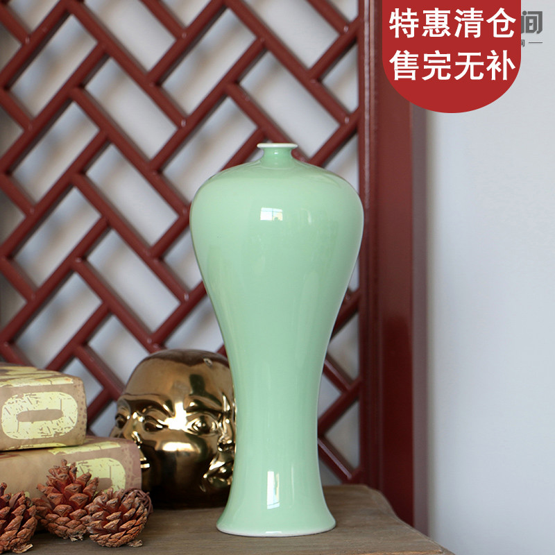 Jingdezhen classical shadow blue glaze pomegranate bottles of modern Chinese ceramic vases, flower receptacle mesa, home decoration gifts