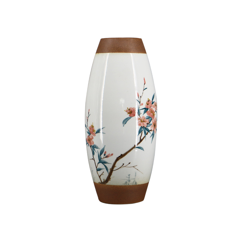 New Chinese style classical hand - made zen of ceramic floret bottle household soft adornment designer flower decoration