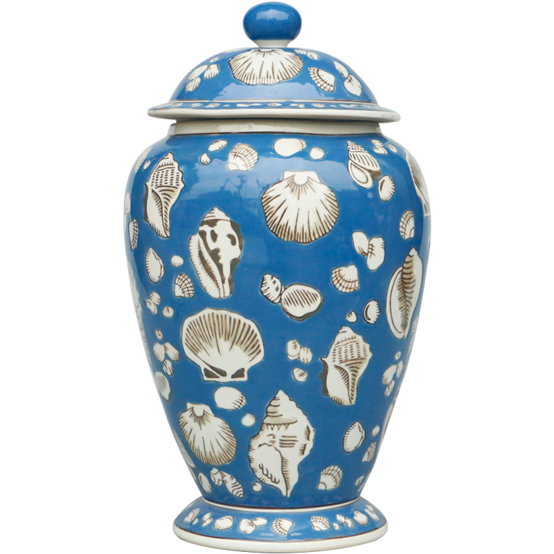 The Mediterranean Sea shells in The geometry space general tank European ceramic soft furnishing articles villa example room sitting room adornment