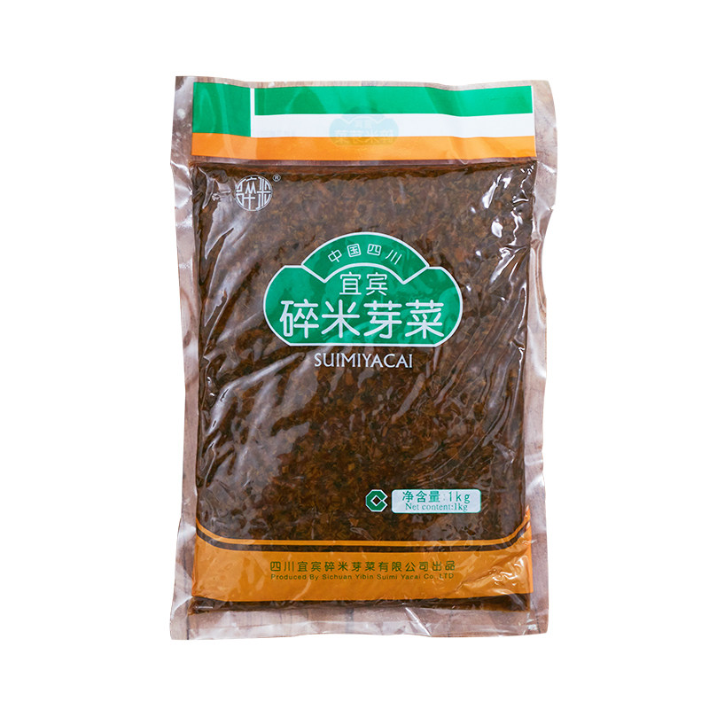 正宗四川宜宾碎米芽菜1kg*12袋商用鸡米芽菜特产1000g整箱批发