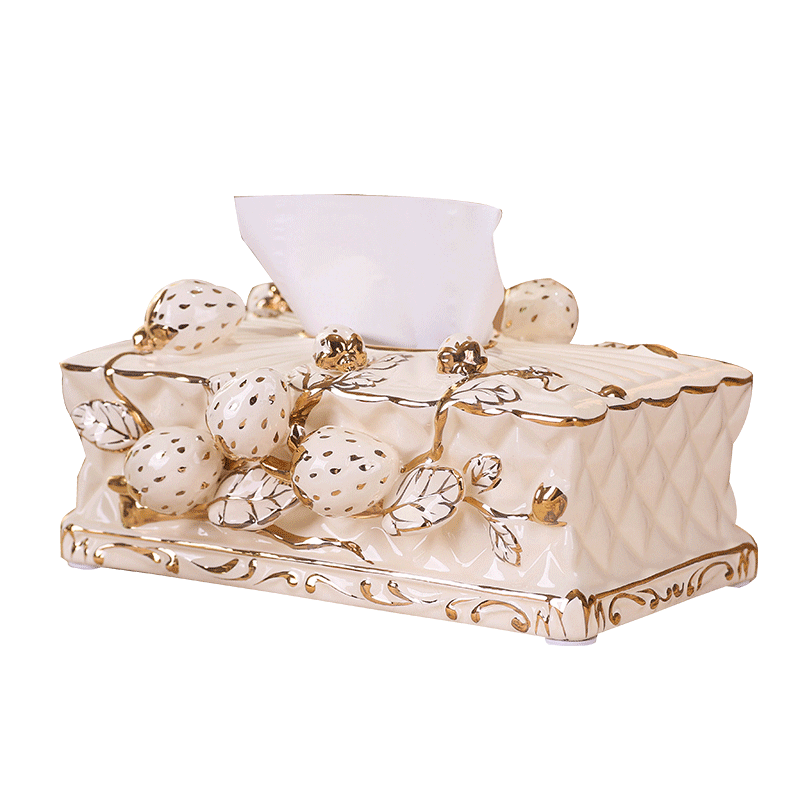 SAN road fort European ceramic tissue box home sitting room tea table cartons decorative furnishing articles creative wedding gift