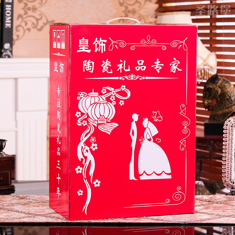 Swan is placed a sitting room romantic ideas home decoration ceramic wedding gift girlfriends wedding gift