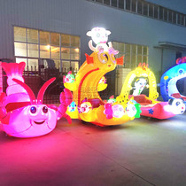 Plaza night market rental inflatable Airpack car body luminous cover double cartoon bumper car childrens amusement equipment