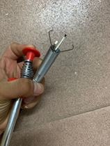 Sewer dredging tools with grab hook through toilet floor drain Toilet tools 1 6 meters