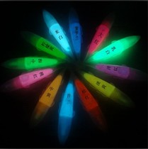 Luminous pen highlighter paint DIY glow paint T-shirt graffiti pen finger paint 3ml non-acrylic Oh