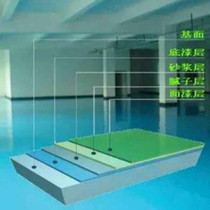 Guangzhou factory garage epoxy floor paint marking construction Shenzhen Foshan Dongguan cement floor anti-static self-flow