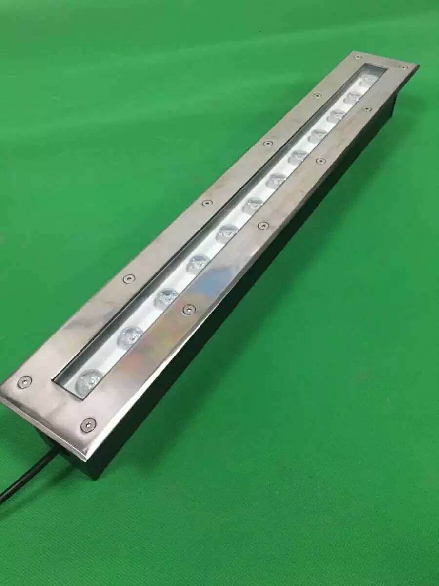 led条形埋地灯3w5w12w18w24w36w户外防水洗墙灯长方形水下地埋灯