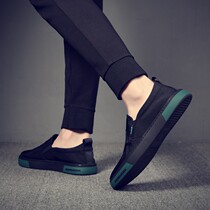 Tide Card Sails Shoes Men 2022 Spring New Trends 100 Hitch-Free Sports Board Shoes Sloth A Foot Pedal Casual Cloth Shoes