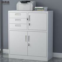 Three buckets file cabinet short metal cabinet tin cabinet locker with lock tool cabinet file cabinet file cabinet password file cabinet password file cabinet