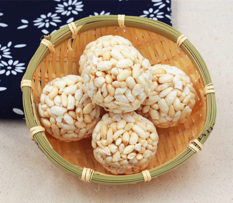 【徽味特产】手工大米欢团 炒米球怀旧食品传统糕点结婚喜事专用