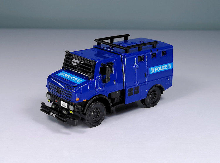 香港微影tiny 新款 #42 1:72 hkp 锐武防爆车ptu警车模型 am7885