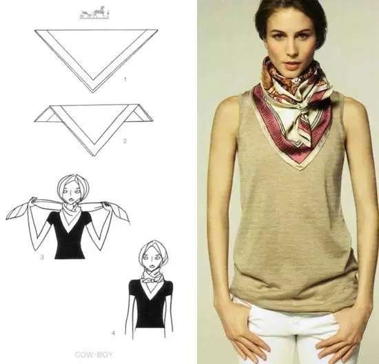 丝巾系上的不只是时髦 ,还有女人的优雅