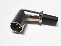 Bend Cannon public head three-core XLR male Cannon head microphone plug in tone table Carron Line Right angle Carnon