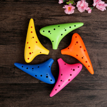 Ocarina 12-hole alto C-tone plastic Ocarina 12-hole AC-tone plastic beginner Ocarina resin Xun musical instrument