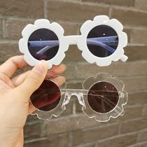 Korean ins children sunglasses sunglasses cute girl baby anti ultraviolet sun glasses girl sunshade mirror
