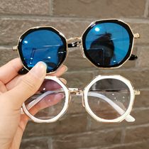 Children sun glasses girls glasses anti-ultraviolet photo shape female fashion temperament sunglasses female treasure tide boys