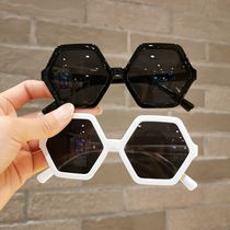 New Tide Children Sunglasses Cool men and women Personalities Handsome glasses Baby Anti-UV 100 lap Street Shooting Sunglasses