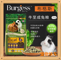 Spot UK Burgess Buggs Oregano Adult Rabbit Food 2kg High Fiber Adult Rabbit Grain-2022-8