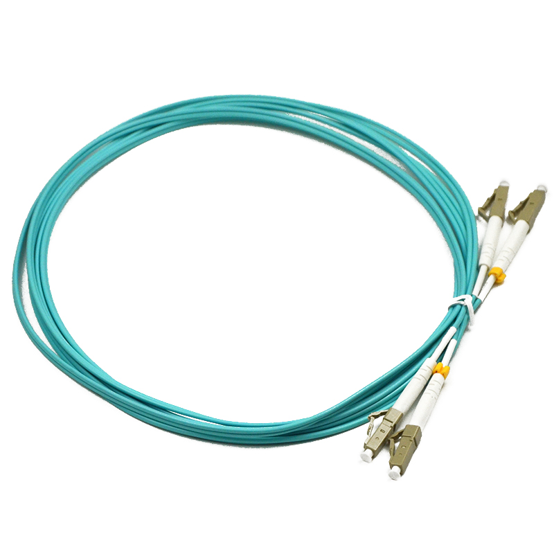 haohanxin 10 gigabit multimode dual core lc lc optical fiber jumper indoor pigtail jumper, carrier class: 3m, one pair