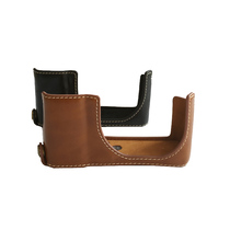 Applicable Panasonic TZ200 camera bag ZS220 Base half sleeve TZ202 protective sleeve TX2 special accessory