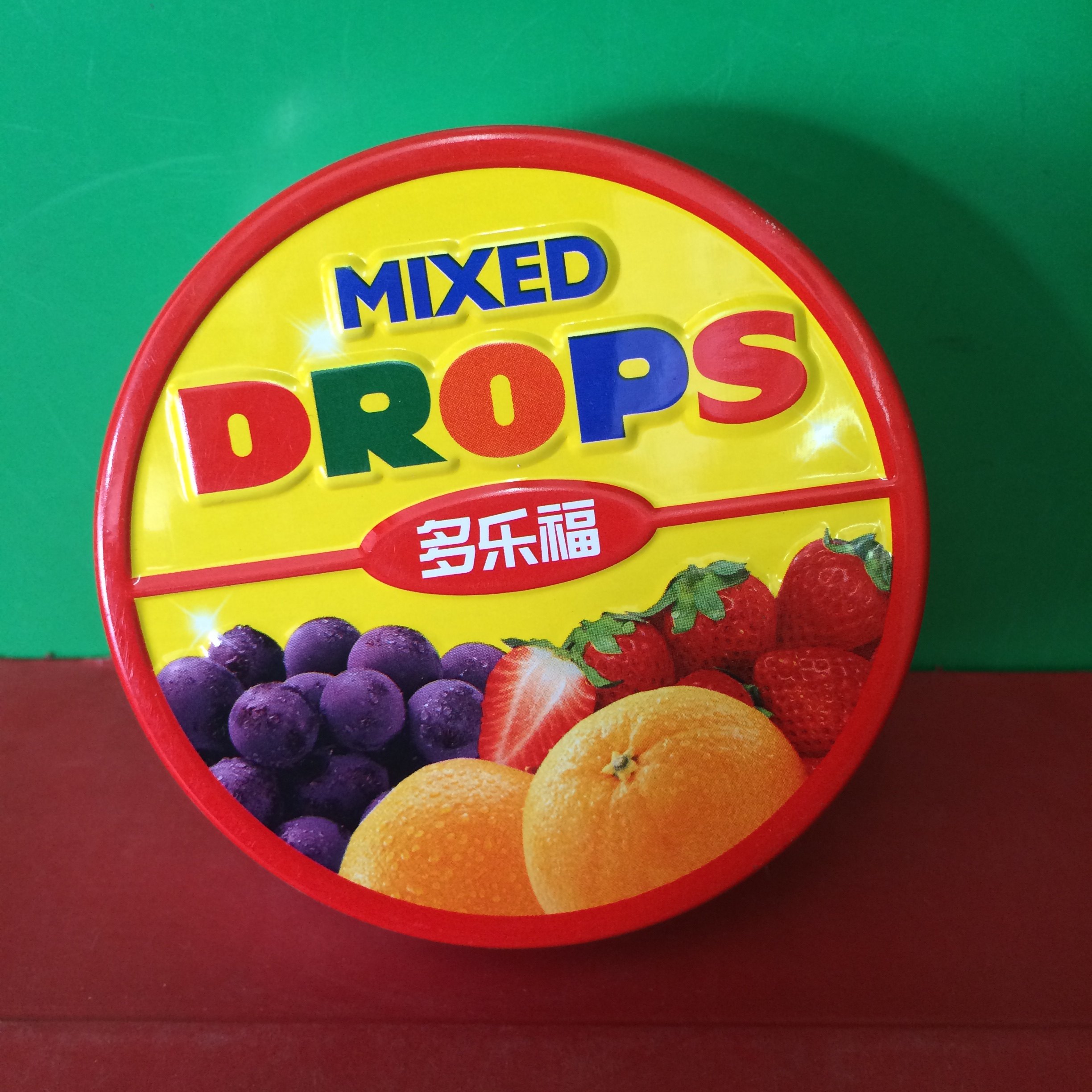 台湾mixed drops多乐福水果糖(小圆罐)45克 休闲零食2018.02.25
