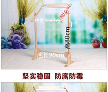 Cross stitch vertical embroidery frame Solid pine head adjustable tool embroidery stretch Large square embroidery frame Clip-on embroidery stretch