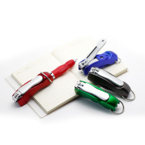 Never separate cute couple nail clipper knife Nail clipper Creative folding nail clipper with pen A pair of lettering customization