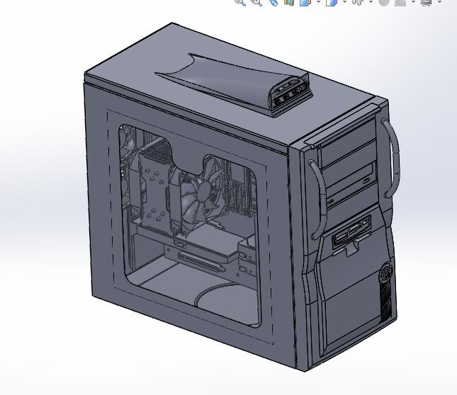 4套电脑机箱3d图纸3d模型g625机械设计参考资料设计素材