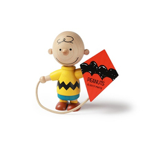 Jeancard wooden Charlie Brown reel Snoopy Winding Headphone Wire Organizer Boys Gift