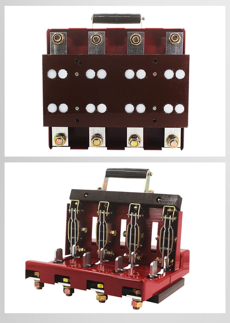 刀开关 单投开启式刀闸 hd11f-600/48 600a三相四线闸刀 加厚铜件_双