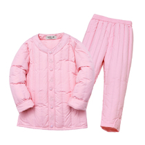 Smart childrens down jacket suit Male and female childrens down liner baby light and warm middle and large childrens two-piece set