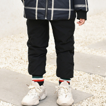 Smart children wear down pants in large childrens light warm casual pants Baby white duck down pants in winter