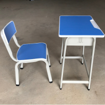 Primary and secondary school students single learning desk School edging desks and chairs Training courses tables and chairs tutoring classes desks factory direct sales