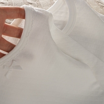 Fluorescent autumn and winter childrens clothing little boys and girls thin cotton air cotton warm white long sleeve bottomed clothes