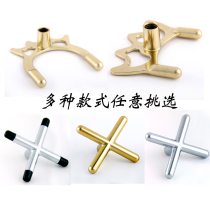Clubhead holder billiard cross small head billiard cue Bronze Cross Billiard supplies snooker with high fork billiard low fork